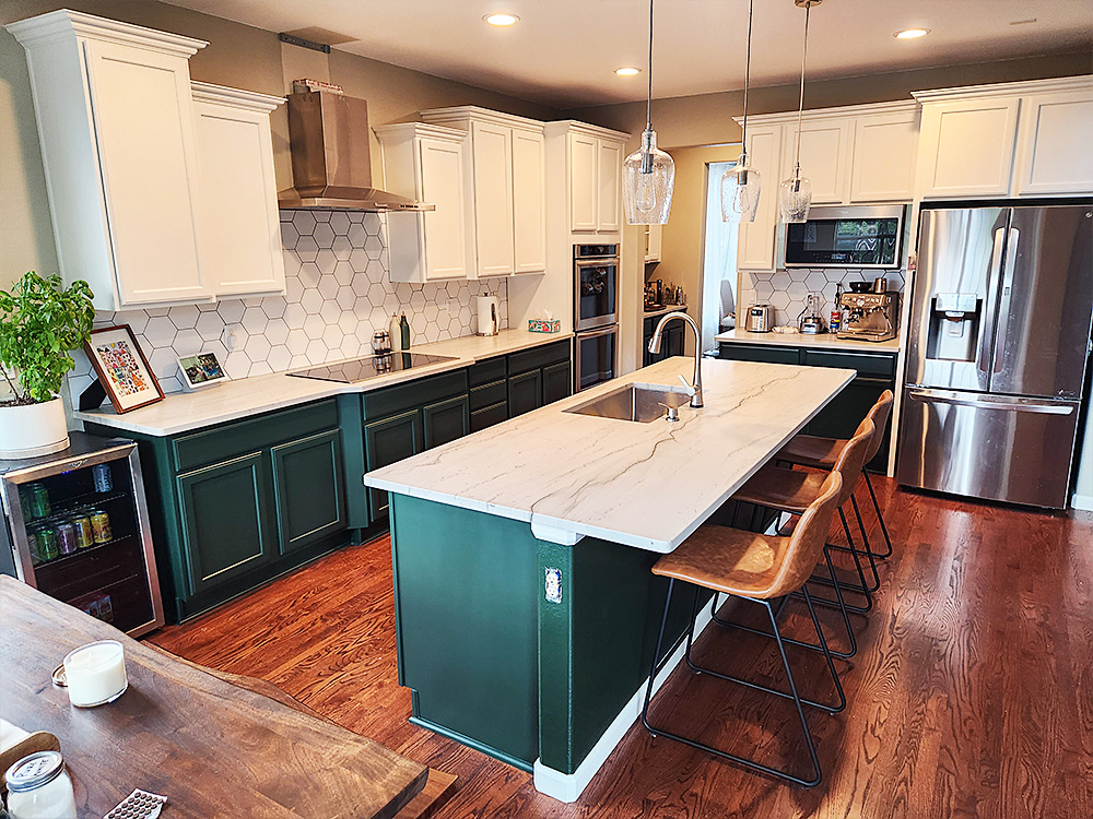 Local Kitchen Cabinet Painting and Refinishing in Castle Rock, Castle Pines, and Highlands Ranch Colorado