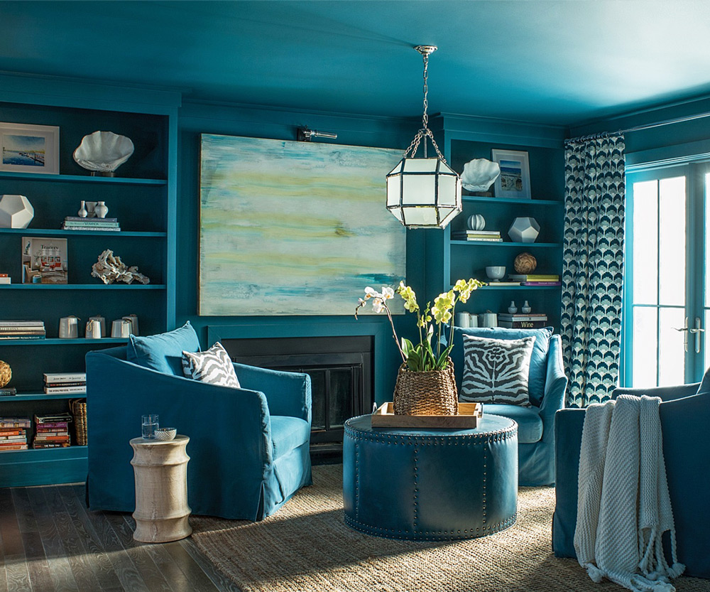 Step 6: Looking to be extra bold in your design choices? We can do a full color drenched room for a dramatic effect.