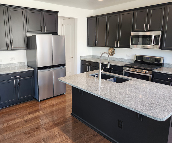 Step 12: Your kitchen cabinets are now complete, and you have a professional and durable paint job on your kitchen cabinets.