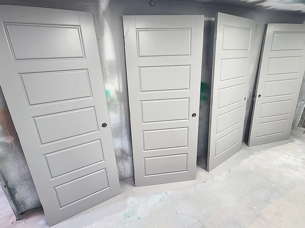 Door Painting — Doors grey